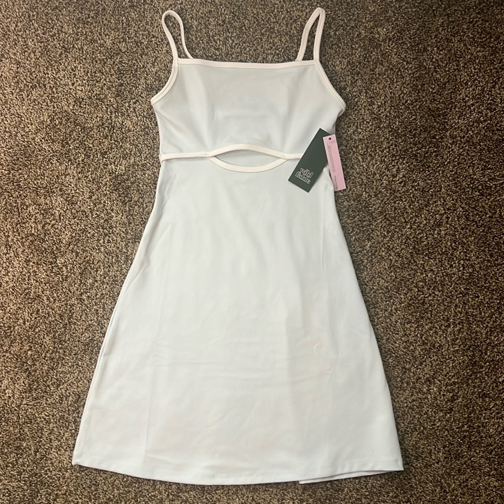 Light blue butterbliss tennis dress